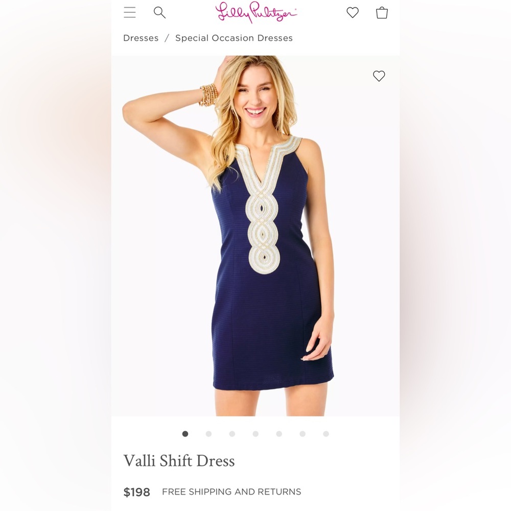 Lily Pulitzer navy dress